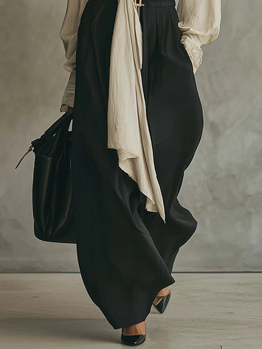 Bea Camicia con lacci e pantaloni – Set