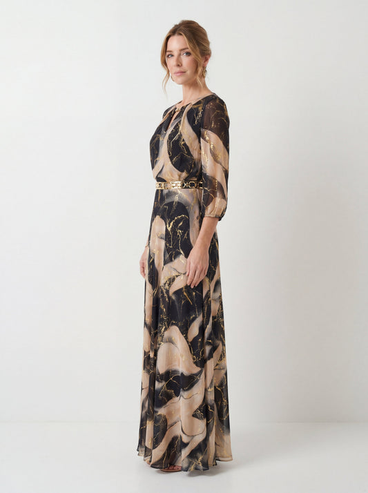 Aira | Vestito in chiffon stampato