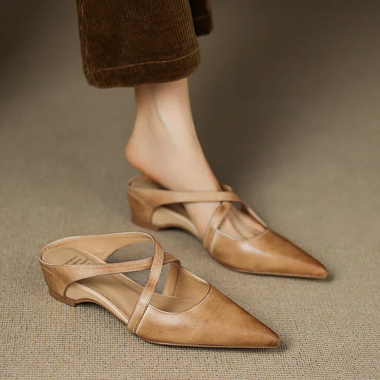 Aluna Mules in pelle autentica