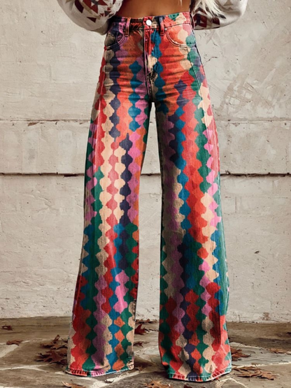 Amélie - Pantaloni bohemiani eleganti