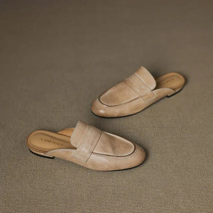 Aurora Mules in pelle vera