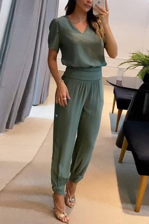 Alea set due pezzi con scollo a V