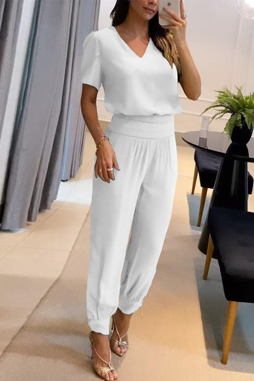 Alea set due pezzi con scollo a V