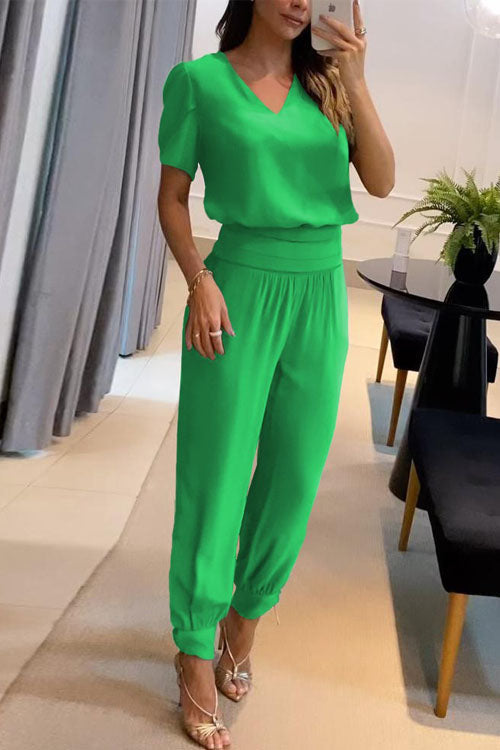 Alea set due pezzi con scollo a V