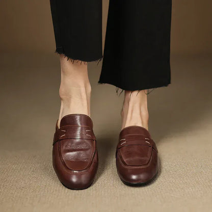 Aurora Mules in pelle vera