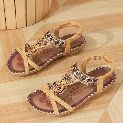 Sandali piatti in stile Boho