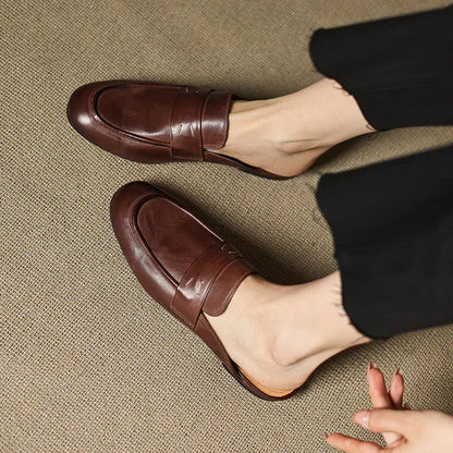 Aurora Mules in pelle vera
