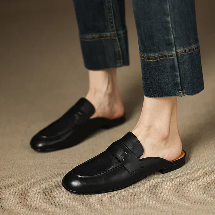 Aurora Mules in pelle vera