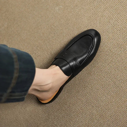 Aurora Mules in pelle vera