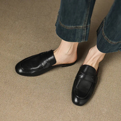 Aurora Mules in pelle vera