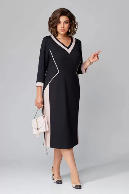 Alexa™ Vestito elegante con scollo a V