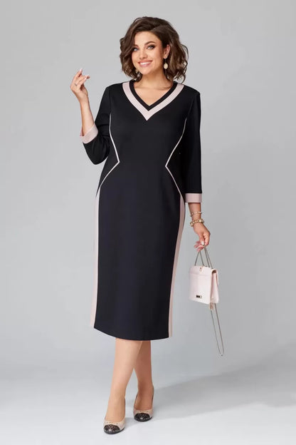 Alexa™ Vestito elegante con scollo a V