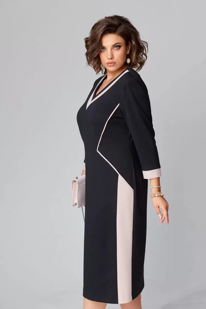 Alexa™ Vestito elegante con scollo a V