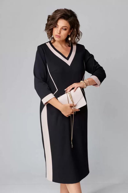 Alexa™ Vestito elegante con scollo a V