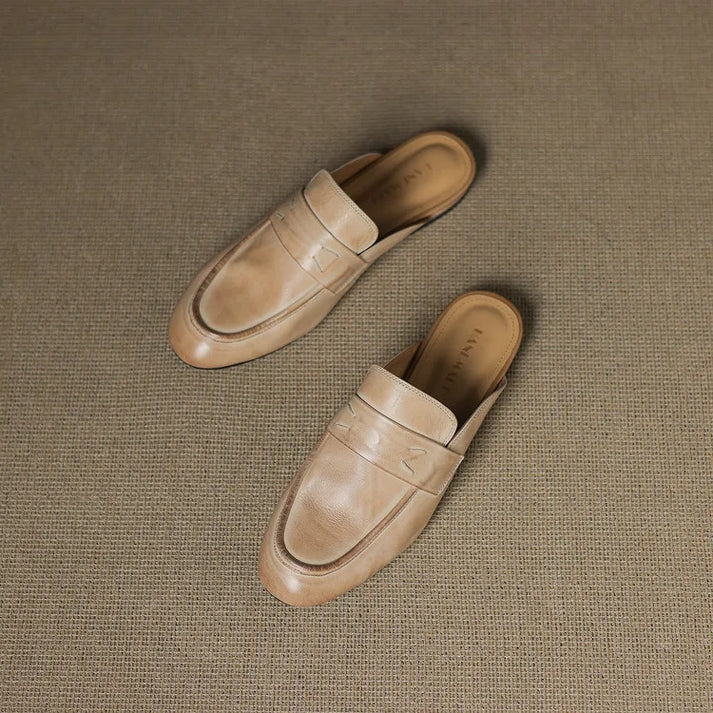 Aurora Mules in pelle vera