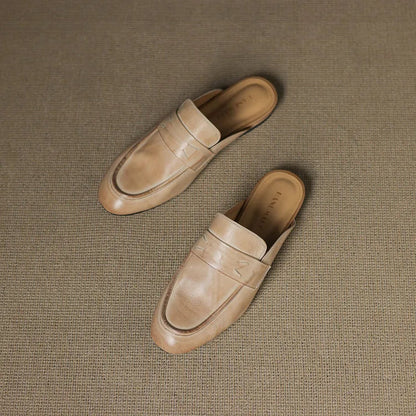 Aurora Mules in pelle vera
