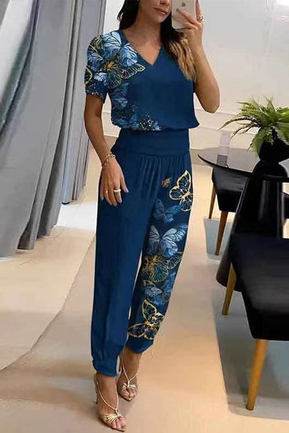 Alea set due pezzi con scollo a V