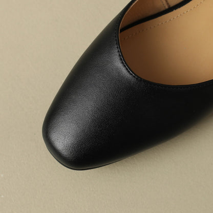 Mules in pelle autentica di Amini