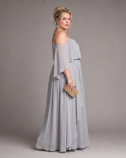Aurevina | Top a spalle scoperte e gonna maxi fluida