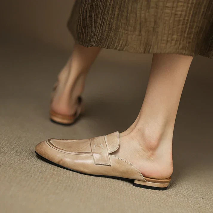 Aurora Mules in pelle vera