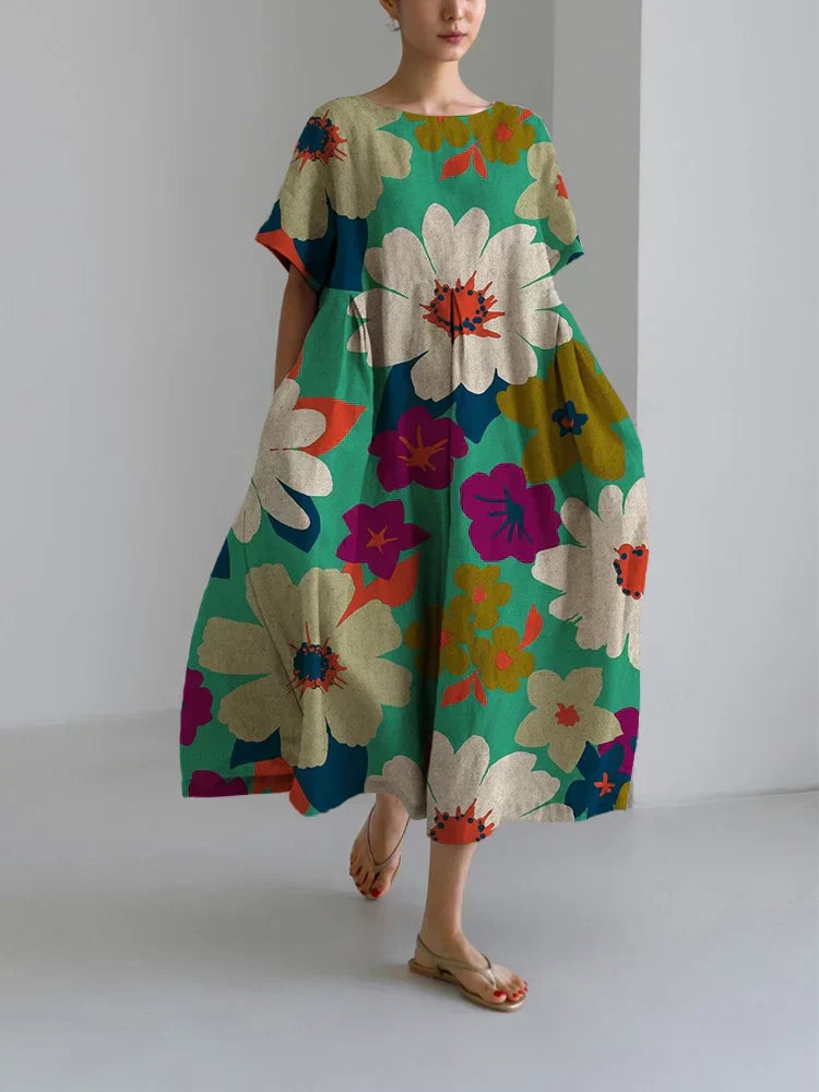 Vito vestito estivo a fiori