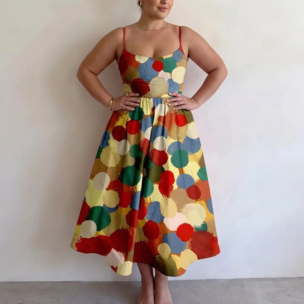 Averleigha | Vestito midi Painted Joy