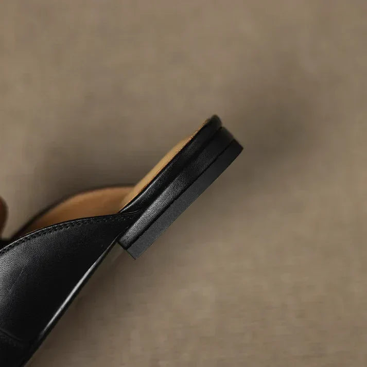 Aurora Mules in pelle vera
