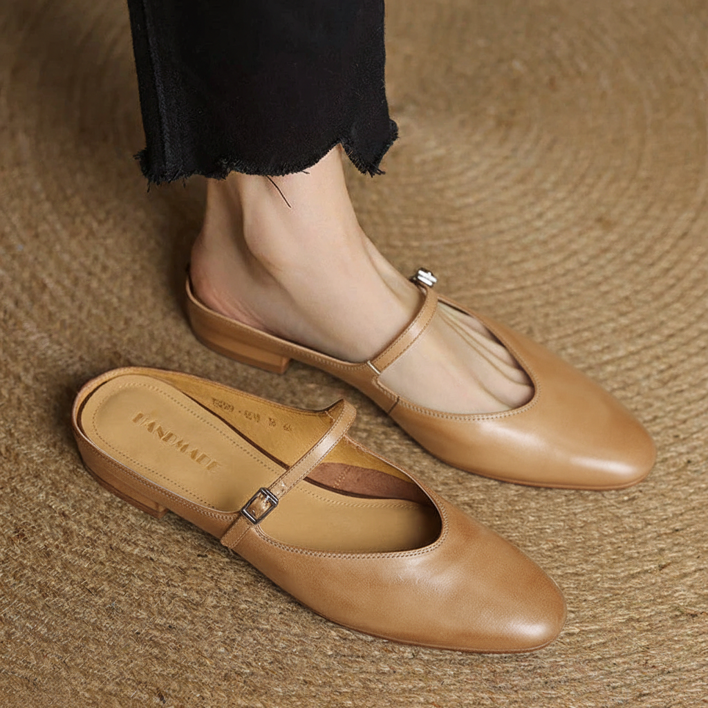 Avina Mules in pelle genuina