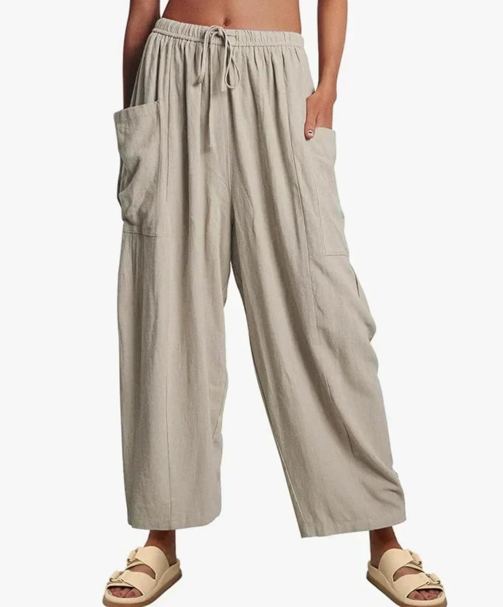 Barbara – Pantaloni a gamba larga con vestibilità rilassata