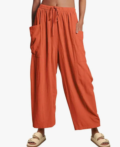 Barbara – Pantaloni a gamba larga con vestibilità rilassata