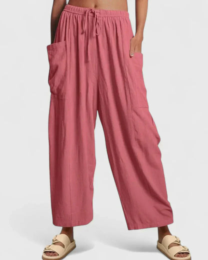 Barbara – Pantaloni a gamba larga con vestibilità rilassata