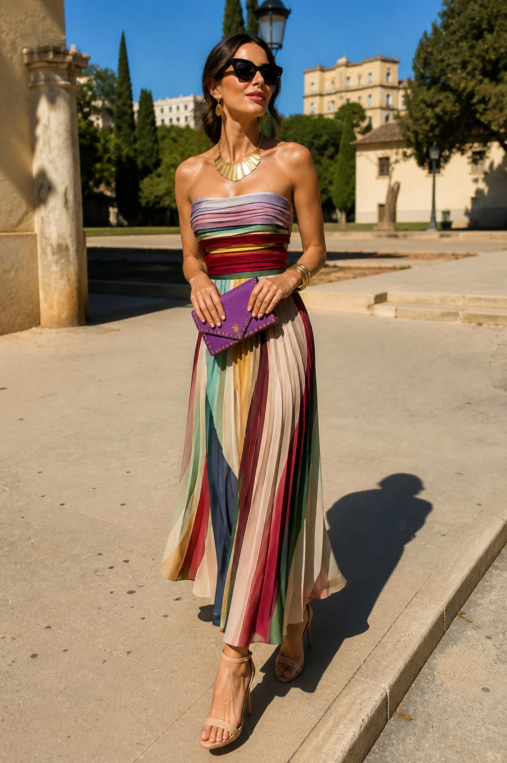 Evelyn | Vestito lungo elegante
