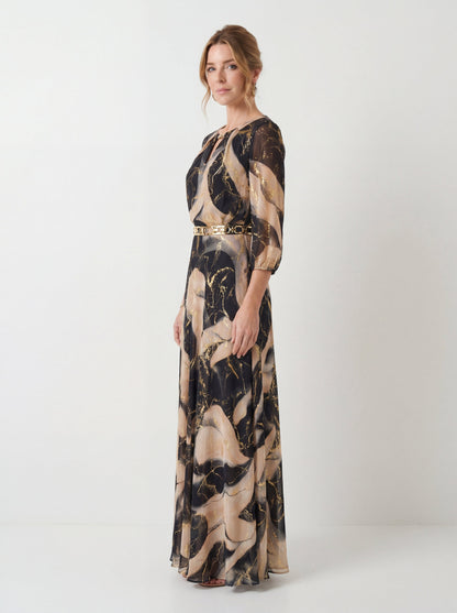 Aira | Vestito in chiffon stampato