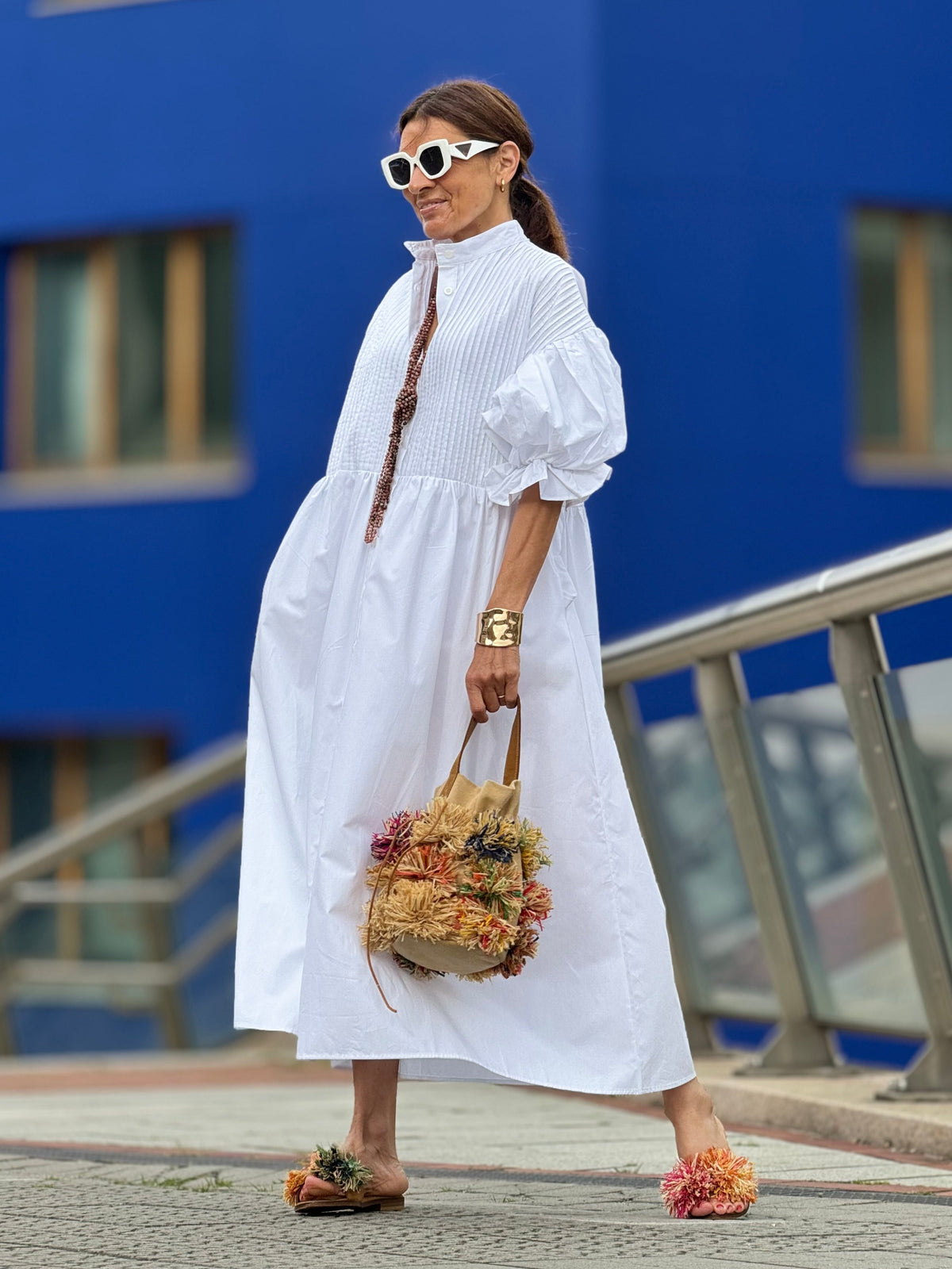 Vestito Phoebe Bianco