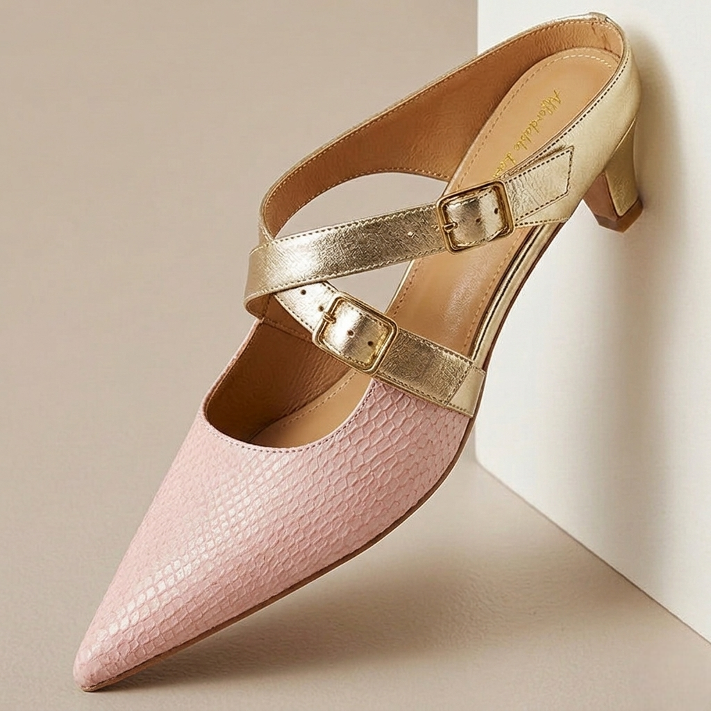 Brielle Mules in pelle genuina