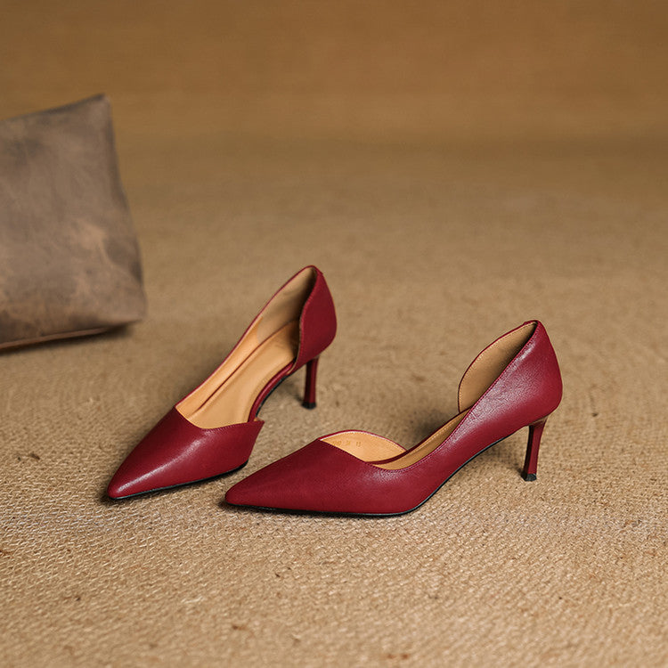 Avella Tacchi in pelle autentica