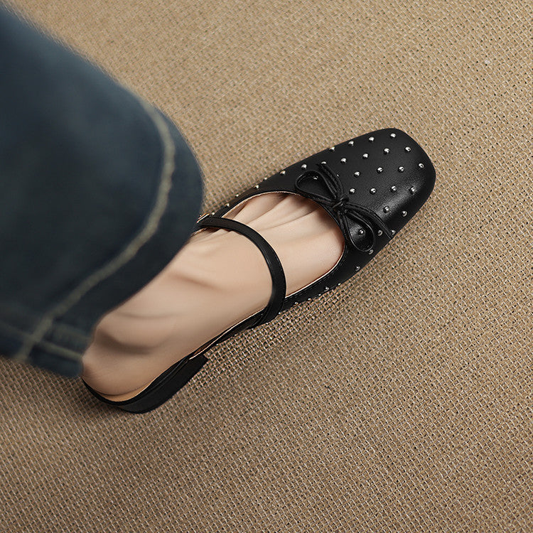 Belle mule in pelle genuina