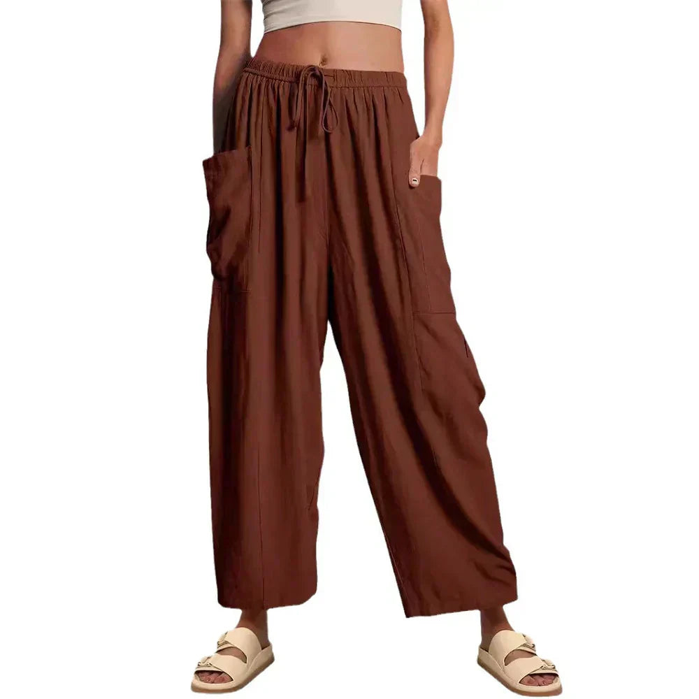 Barbara – Pantaloni a gamba larga con vestibilità rilassata