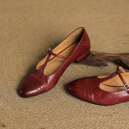 Bia Scarpe Basse in Pelle Genuina