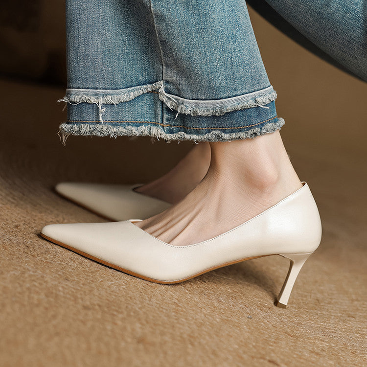Avella Tacchi in pelle autentica