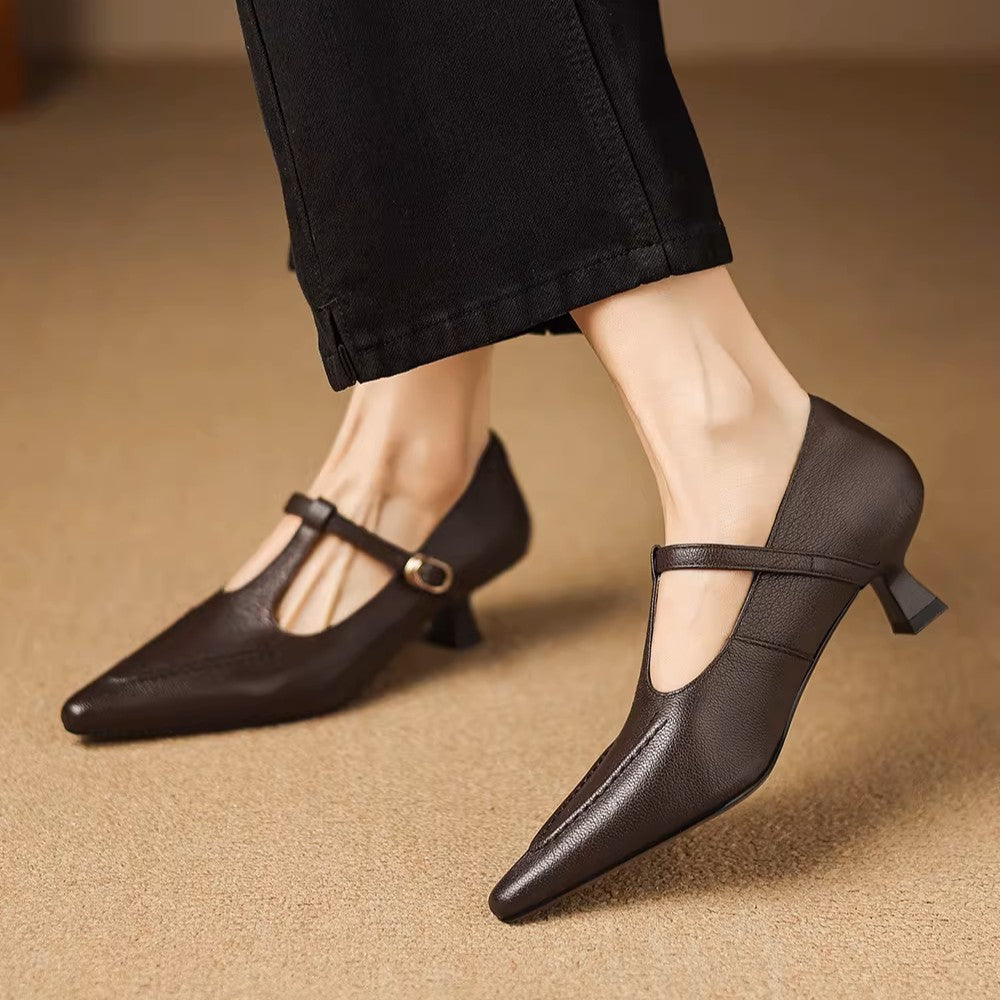 Tacchi in pelle autentica Bior