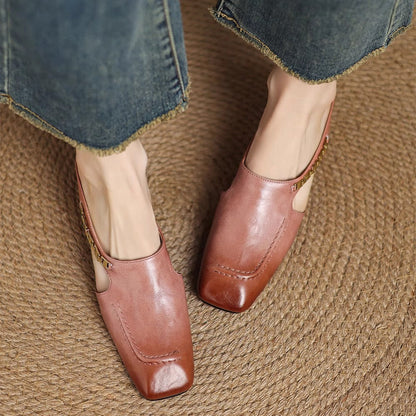 Mule in pelle Avella