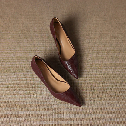Tacchi in pelle genuina di Arven