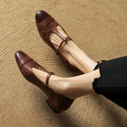 Bia Scarpe Basse in Pelle Genuina