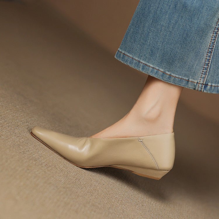 Amira Ballerine in pelle genuina