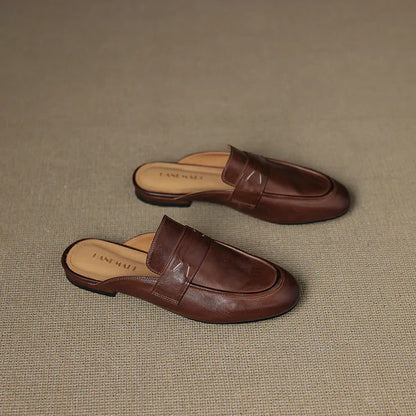 Aurora Mules in pelle vera
