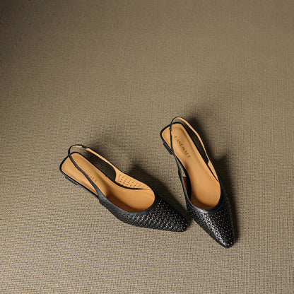 Scarpe slingback in pelle autentica di Aden