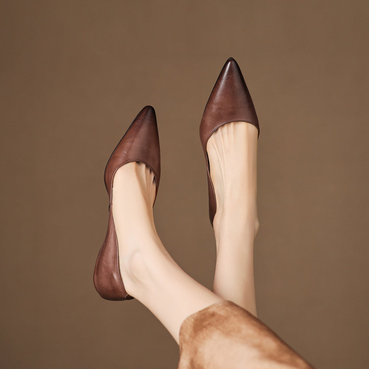 Arla Ballerine in pelle autentica