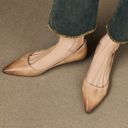 Arla Ballerine in pelle autentica