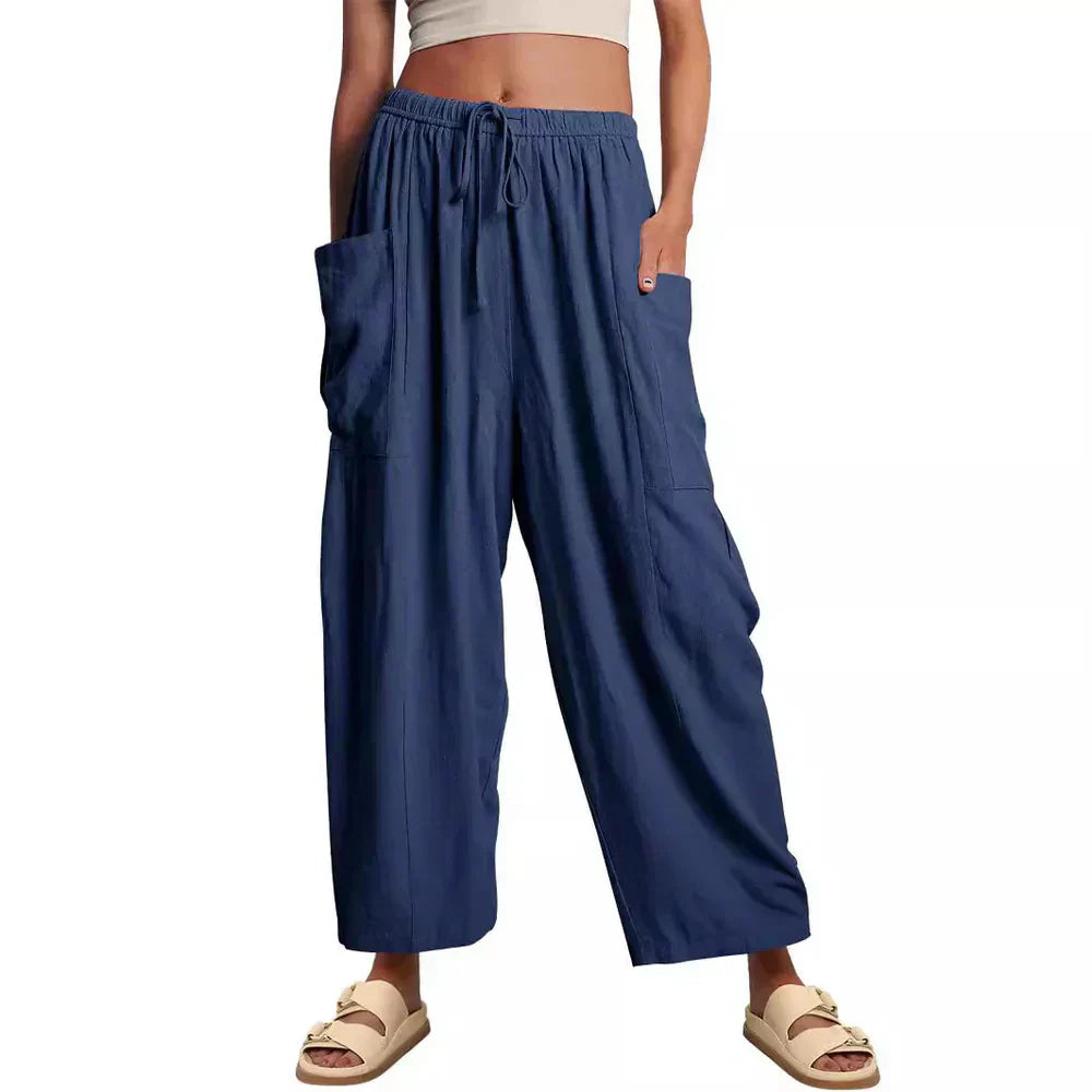 Barbara – Pantaloni a gamba larga con vestibilità rilassata